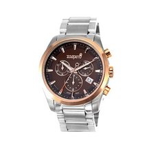 uWatch BOY [ ZASPERO ] NEW Stainless-steel Wrist Silver_Brown Dial SG301-03 