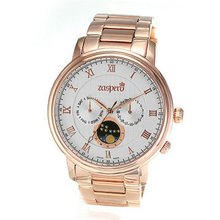 [ ZASPERO ] NEW Rose Gold Stainless-Steel Wrist CG101-18