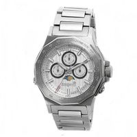[ ZASPERO ] NEW Silver Stainless-Steel Wrist White TG201-16