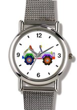 Jeep - WATCHBUDDY® ELITE Chrome-Plated Metal Alloy with Metal Mesh Strap-Size-Large ( Size or Jumbo Size )
