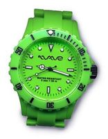 Wave Gear Unisex Sports Colourful Green Ocean OC1001OG With Colour Matched Polycarbonate Strap