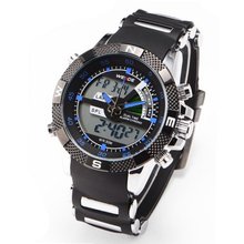 Digital ANALOGUE Boys Sportive Alarm Stop Quartz Wrist + Gift Box