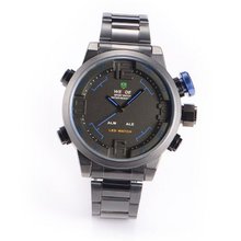 uWeide LED Digital Alarm Date Time Sport Quartz + Gift Box Water Resistance USA Stock 