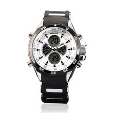 Weide Digital-analogue Chronograph Multifunction Rubber Band Quartz WH1103-R