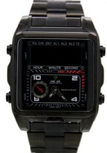 WEIDE Dual Time Stainless Steel Black es
