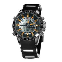 Weide Orange Hand Dual Time Alarm Sports Wrist WH1104-RO
