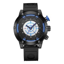Weide Round Black Blue