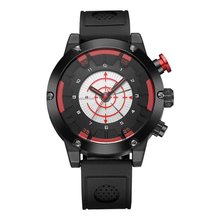 Weide Round Black Red