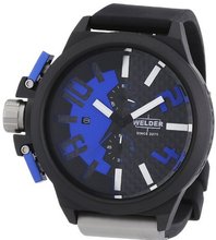 Welder by U-boat K35 Oversize Chronograph Black PVD Steel Blue Dial K35-2503