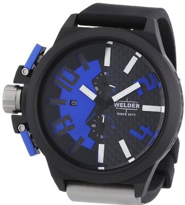 Welder by U-boat K35 Oversize Chronograph Black PVD Steel Blue Dial K35-2503