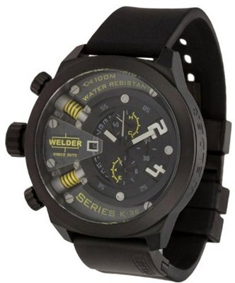 Welder by U-Boat K38 Oversize Chronograph Black Ion-Plated Steel K38-702