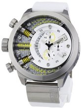 Welder by U-Boat K38 Oversize Chronograph Steel Unisex White Rubber Strap K38-701
