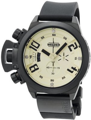 Welder K24-3302 K24 Chronograph Black Ion-Plated Stainless Steel Round