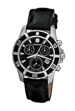 Wenger 70745 Sport Elegance Chrono Black Dial Leather