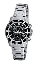 Wenger 70746 Sport Elegance Chrono Black Dial Steel Bracelet