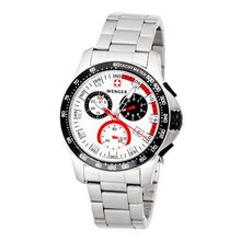 Wenger 70797 Battalion Chrono Silver Dial Steel Bracelet
