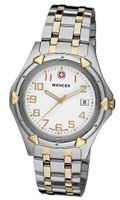 Wenger 73116 Standard Issue XL White Dial Two-Tone Bracelet