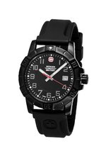 Wenger 79014 Sport 3 Swiss Military , PVD, Rubber, Black