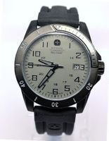 Wenger Black Silicone Strap 79016 Charcoal Dial
