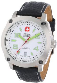 Wenger Swiss Military 79370 "Outback" Stainless Steel and Leather