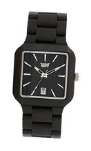 WeWOOD Unisex Metis Black Analog Wooden