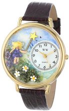 uWhimsical Watches Whimsical es G-1610001 Fairy Dark Purple Leather 