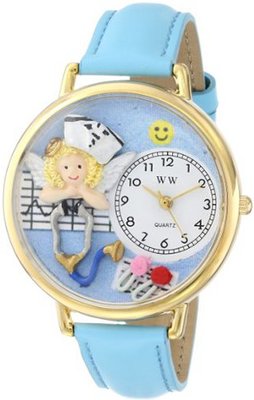 Whimsical es G-0620030 Nurse Light Blue Leather
