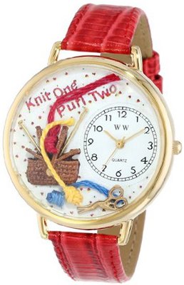 Whimsical es G0410003 Knitting Red Leather