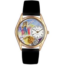 Whimsical es Kids' C0420003 Classic Gold Drama Theater Royal Blue Leather And Goldtone