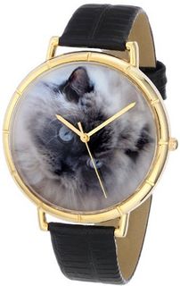 Whimsical es N0120039 Himalayan Cat Black Leather And Goldtone Photo