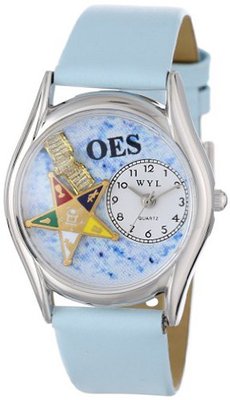 Whimsical es S0710008 Order of the Eastern Star Baby Blue Leather