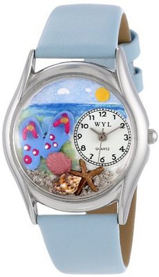 Whimsical es S1210013 Flip-flops bay Blue Leather