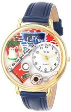 Whimsical es Unisex G-0310006 Coffee Lover Dark Blue Leather