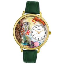 Whimsical es Unisex G0140002 Manatee Dark Green Leather