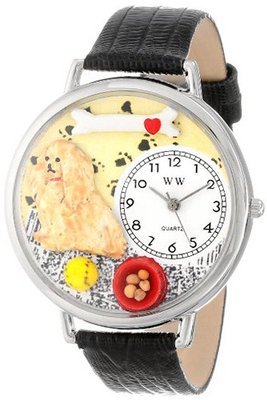 Whimsical es Unisex U0130027 Cocker Spaniel Black Skin Leather