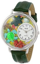Whimsical es Unisex U0140003 Turtles Hunter Green Leather