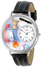 Whimsical es Unisex U0620014 Pharmacist Black Padded Leather