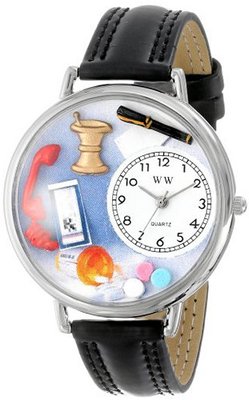 Whimsical es Unisex U0620014 Pharmacist Black Padded Leather