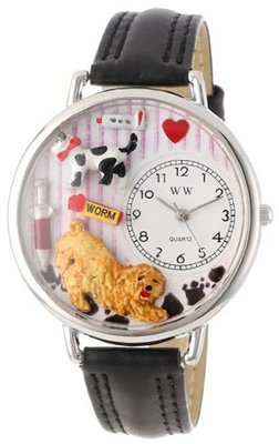 Whimsical es Unisex U0630003 Veterinarian Black Padded Leather