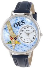 Whimsical es Unisex U0710010 Order of the Eastern Star Navy Blue Leather
