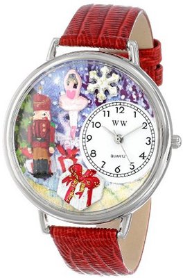 Whimsical es Unisex U1220010 Christmas Nutcracker Red Leather