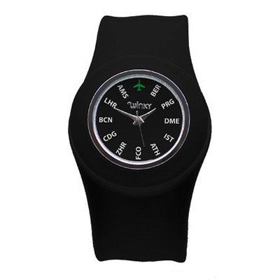 Jetsetter Series Unisex Europe Slap Color: Black