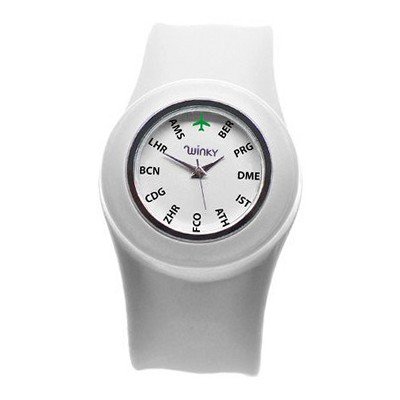Jetsetter Series Unisex Europe Slap Color: White