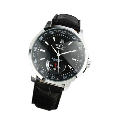 Winner Black Dial Day Mechanical Wrist