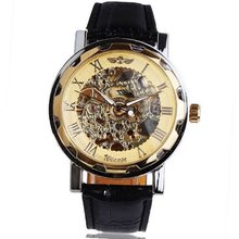Winner Golden Hand Wind Mechanical Wrist