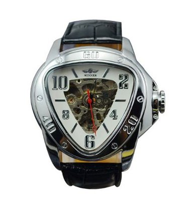 Winner Man Triangle White Self Wind Mechanical