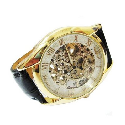 Winner  Mechanical Skeleton Roman Numberal PU
