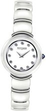 Wittnauer Ladies Round White Ceramic 8 Diamond 12P06