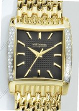 Wittnauer Metropolitan Patterned Black Dial