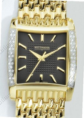 Wittnauer Metropolitan Patterned Black Dial